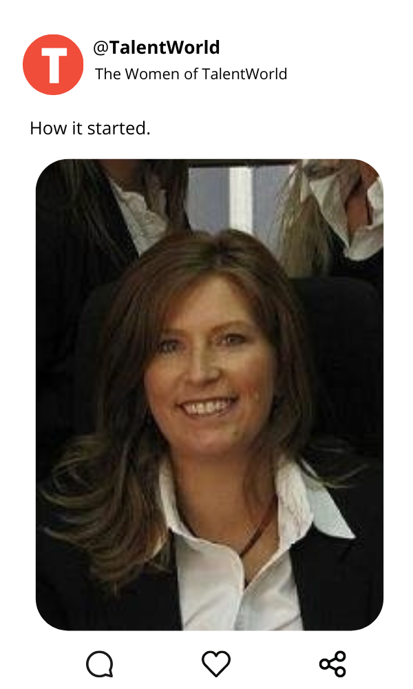 Katy Monette in the early days of her career.